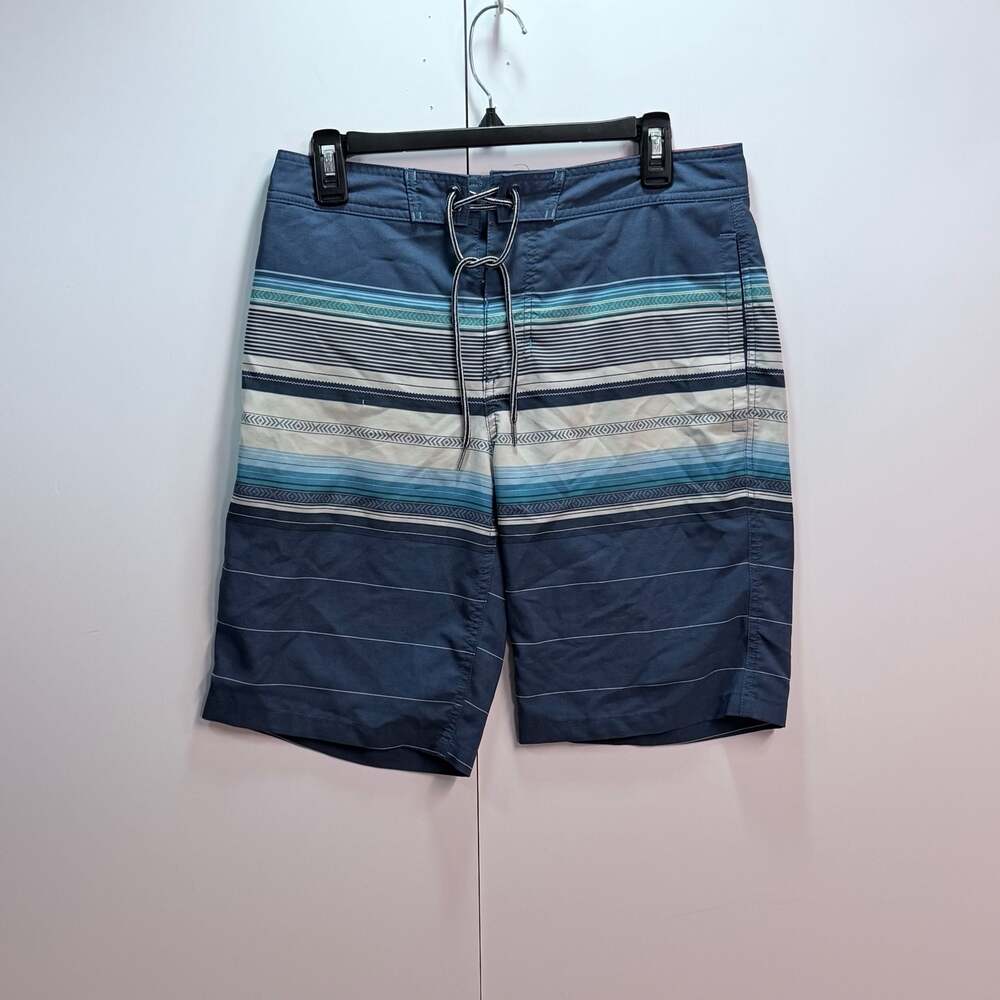 New mens Goodfellow & Co. striped board shorts Size 34